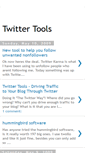 Mobile Screenshot of newtwittertools.blogspot.com