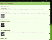 Tablet Screenshot of journeyofjoyfulpursuits.blogspot.com