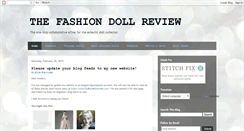 Desktop Screenshot of fashiondollreview.blogspot.com