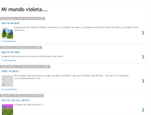 Tablet Screenshot of mimundovioleta.blogspot.com