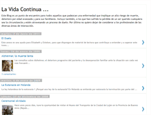 Tablet Screenshot of lavida-continua.blogspot.com