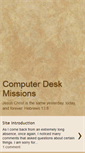 Mobile Screenshot of computerdeskmissions.blogspot.com