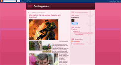 Desktop Screenshot of centragames.blogspot.com