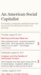 Mobile Screenshot of americansocialcapitalist.blogspot.com