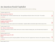 Tablet Screenshot of americansocialcapitalist.blogspot.com