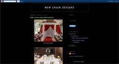 Desktop Screenshot of newchairdesigns.blogspot.com