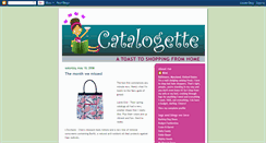 Desktop Screenshot of catalogette.blogspot.com