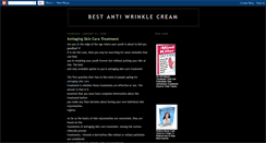 Desktop Screenshot of bestantiwrinklecream.blogspot.com