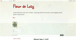 Desktop Screenshot of fleurdelolly.blogspot.com