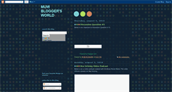 Desktop Screenshot of muwblogger21.blogspot.com