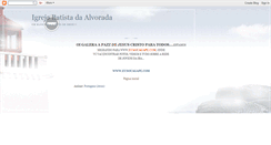 Desktop Screenshot of igrejabatistadaalvorada.blogspot.com