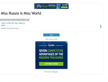 Tablet Screenshot of missworldrussia.blogspot.com