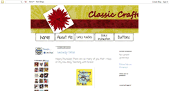 Desktop Screenshot of classiccrafter.blogspot.com