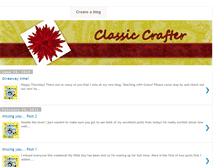 Tablet Screenshot of classiccrafter.blogspot.com
