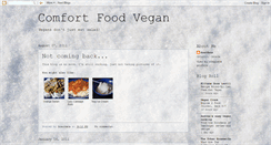 Desktop Screenshot of comfortfoodvegan.blogspot.com