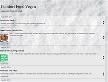 Tablet Screenshot of comfortfoodvegan.blogspot.com