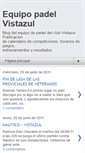 Mobile Screenshot of equipopadelvistazul.blogspot.com