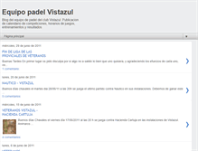 Tablet Screenshot of equipopadelvistazul.blogspot.com