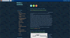 Desktop Screenshot of nieblaysombras.blogspot.com