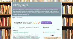 Desktop Screenshot of elpregunton.blogspot.com