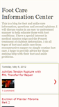 Mobile Screenshot of footcareinformationcenter.blogspot.com