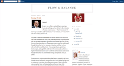 Desktop Screenshot of inflowandbalance.blogspot.com