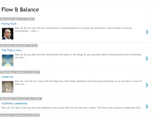 Tablet Screenshot of inflowandbalance.blogspot.com