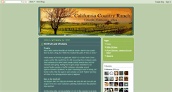 Desktop Screenshot of californiacountryranch.blogspot.com