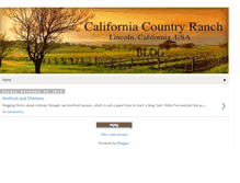 Tablet Screenshot of californiacountryranch.blogspot.com