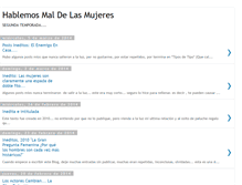 Tablet Screenshot of maldelasmujeres.blogspot.com