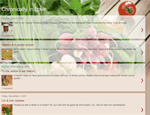 Tablet Screenshot of chronicallyinlove.blogspot.com