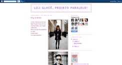 Desktop Screenshot of liliglaceprojetoparalelo.blogspot.com