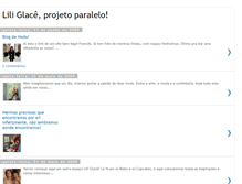 Tablet Screenshot of liliglaceprojetoparalelo.blogspot.com