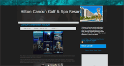 Desktop Screenshot of hiltoncancun.blogspot.com