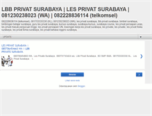Tablet Screenshot of lesprivatsurabayasmc.blogspot.com