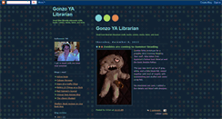 Desktop Screenshot of gonzoyalibrarian.blogspot.com