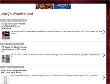 Tablet Screenshot of maryinwonder.blogspot.com