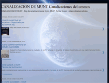 Tablet Screenshot of canalizaciondemunt.blogspot.com