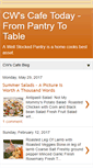 Mobile Screenshot of cwcafetoday.blogspot.com