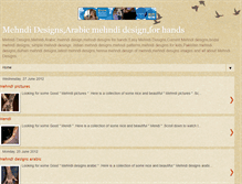 Tablet Screenshot of mehndidesignsa.blogspot.com