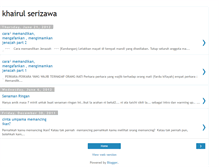 Tablet Screenshot of khairul-serizawa.blogspot.com