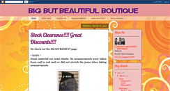 Desktop Screenshot of bigbutbeautifulboutique.blogspot.com