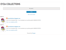 Tablet Screenshot of eyzacolections.blogspot.com