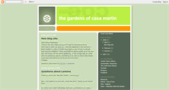 Desktop Screenshot of gardensofcasamartin.blogspot.com