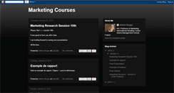 Desktop Screenshot of marketingcourses.blogspot.com