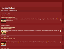 Tablet Screenshot of cookwithlov.blogspot.com