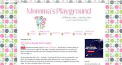 Desktop Screenshot of mommasfabulousplayground.blogspot.com