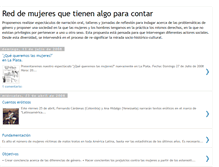Tablet Screenshot of loquecuentanlasmujeres.blogspot.com