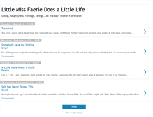 Tablet Screenshot of littlemissfaerie.blogspot.com