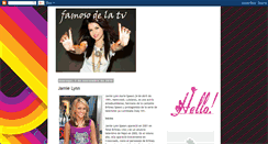 Desktop Screenshot of famososdela-tv.blogspot.com